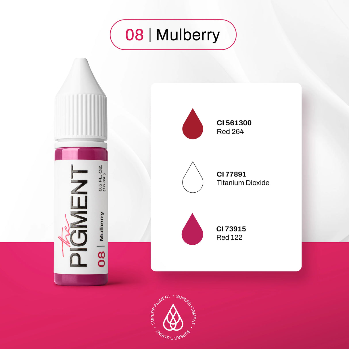The Pigment 08 Mulberry Pigment (15ml)