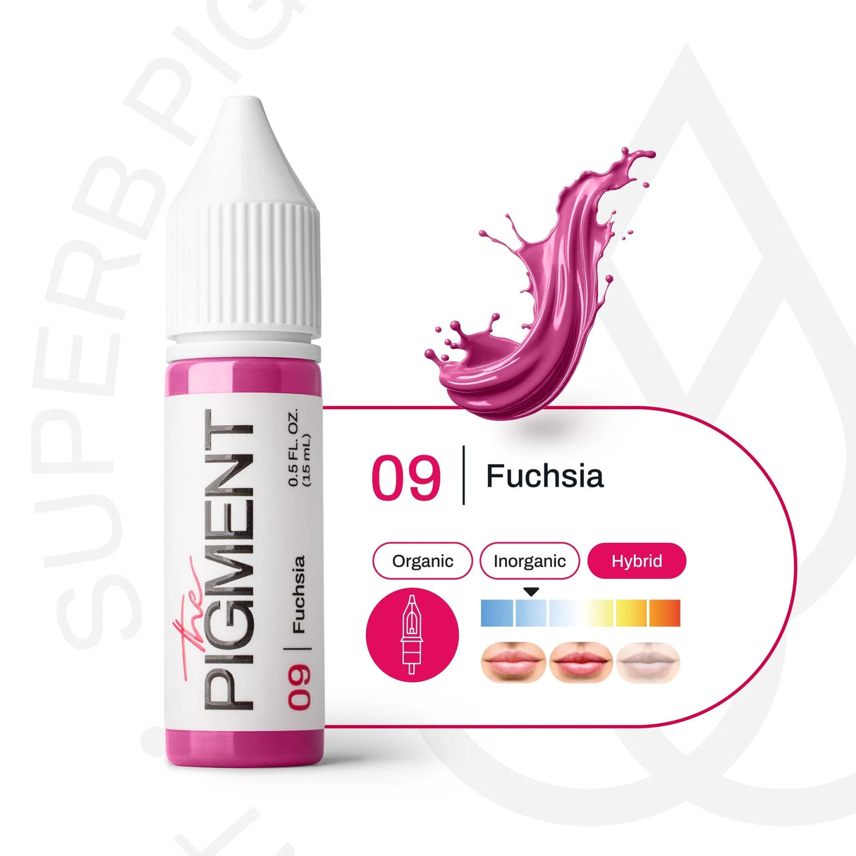 Pigment 09 fuksia pigment (15ml)