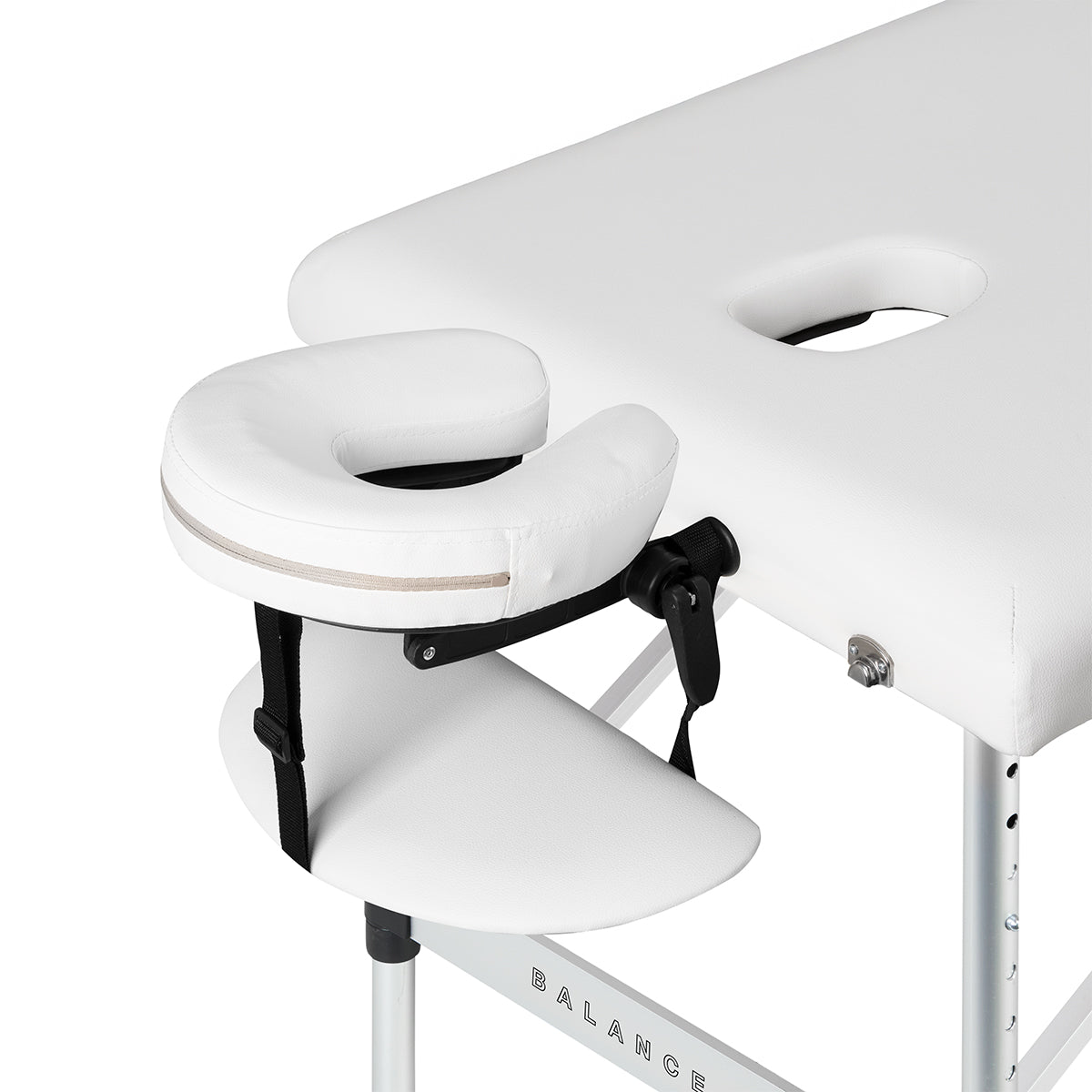 BALANCE aluminium folding massage table 3 segment white - BVShop