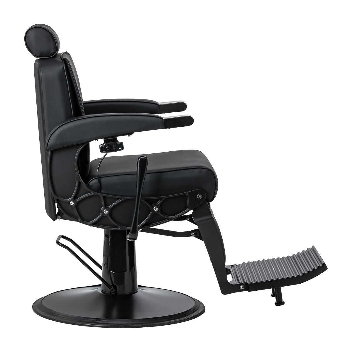 Gabbiano Continental Massaažiga Barberitool – Must · Külgvaade