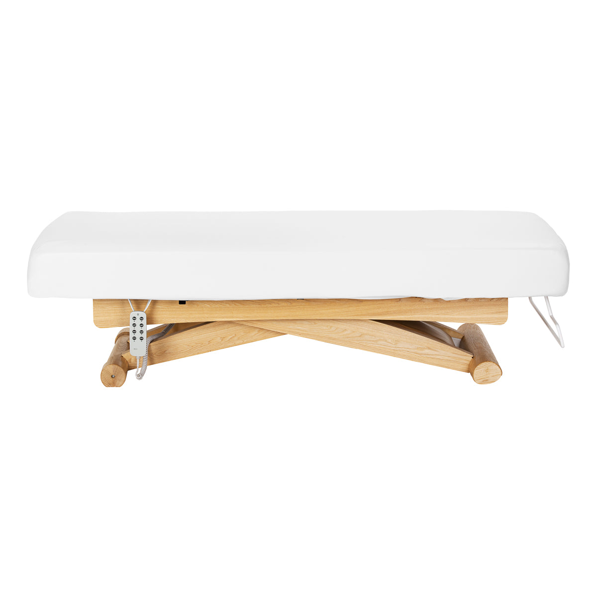 Sillon Siesta Elektriline SPA-Lamats – Valge, Helepruun Alus · Külgvaade