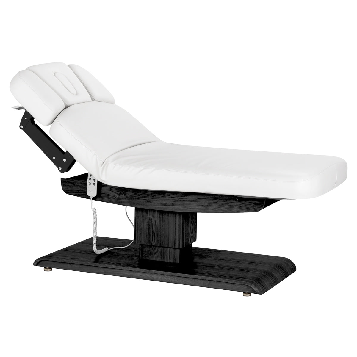 Sillon Relax · valge / must · tõstetud seljatugi