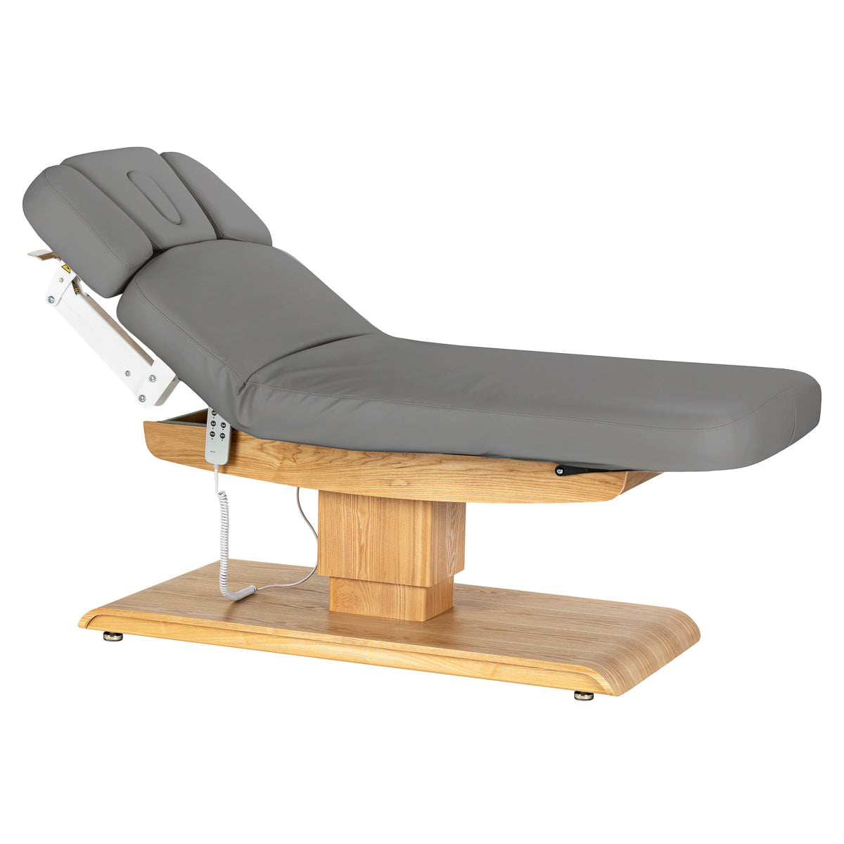 Sillon Relax · hall / helepruun · tõstetud seljatugi