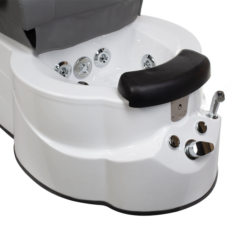 Fotel do pedicure z masażem BR-3820D Szary - BVShop