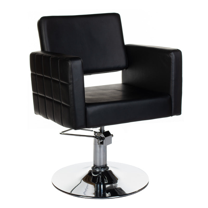 Ergonomic Hairdressing Chair Ernesto Black BM-6302 - BVShop