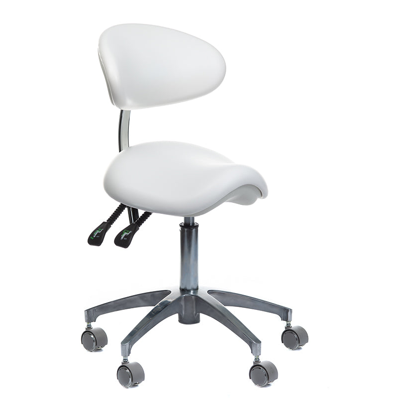 Taboret medyczny z oparciem BD-Y925 White - BVShop
