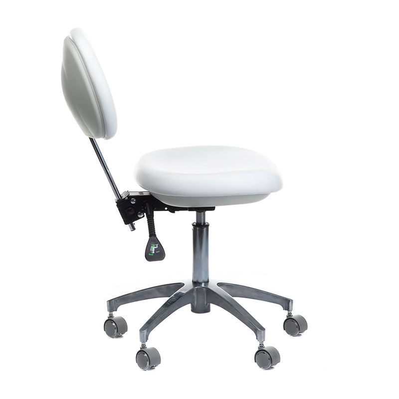 Taboret medyczny z oparciem BD-Y941 White - BVShop
