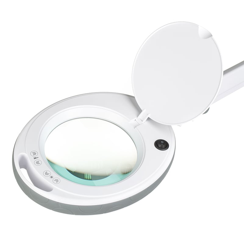 Sonobella BSL-05 LED 12W loupe on stand for detailed beauty and skincare analysis, with adjustable stand and bright LED lighting.