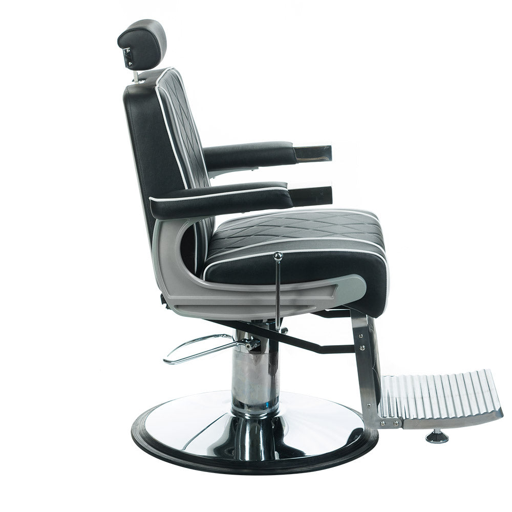 Fotel barberski ODYS BH-31825M Czarny - BVShop