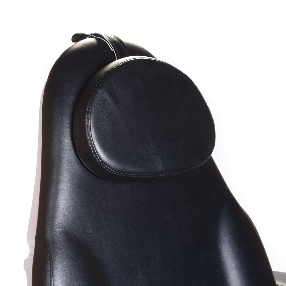 Electrical Beauty Chair MODENA PEDI BD-8294 by Beauty System in black, showing the plush padded seat and adjustable footrest.