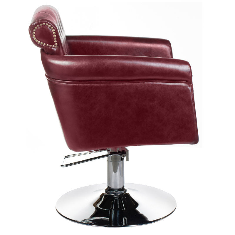 ALBERTO BH-8038 wine red Hairdressing Chair - BVShop
