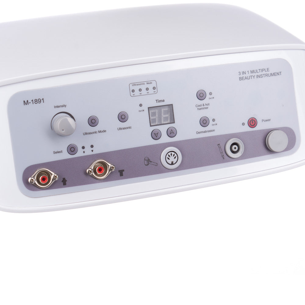 3-in-1 Microdermabrasion+ Hot Cold+ Sono BR-1891 Gray - BVShop