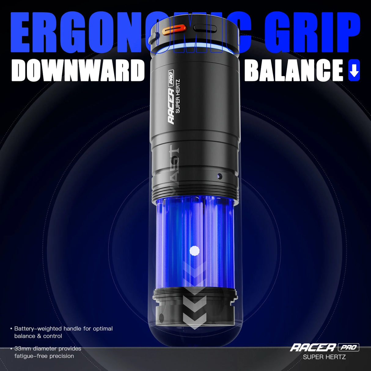 Mast Racer Pro Roosa Juhtmevaba Tätoveerimispulk 4,2 mm Joonistus