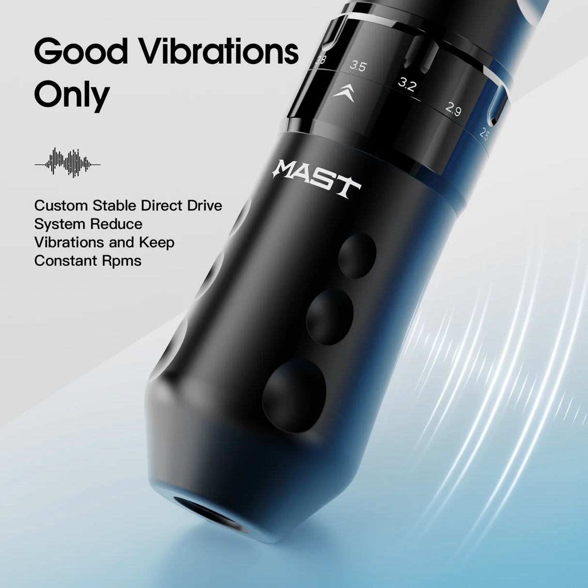 Mast Flip 4 Pro Wireless Tattoo Machine Black - BVShop