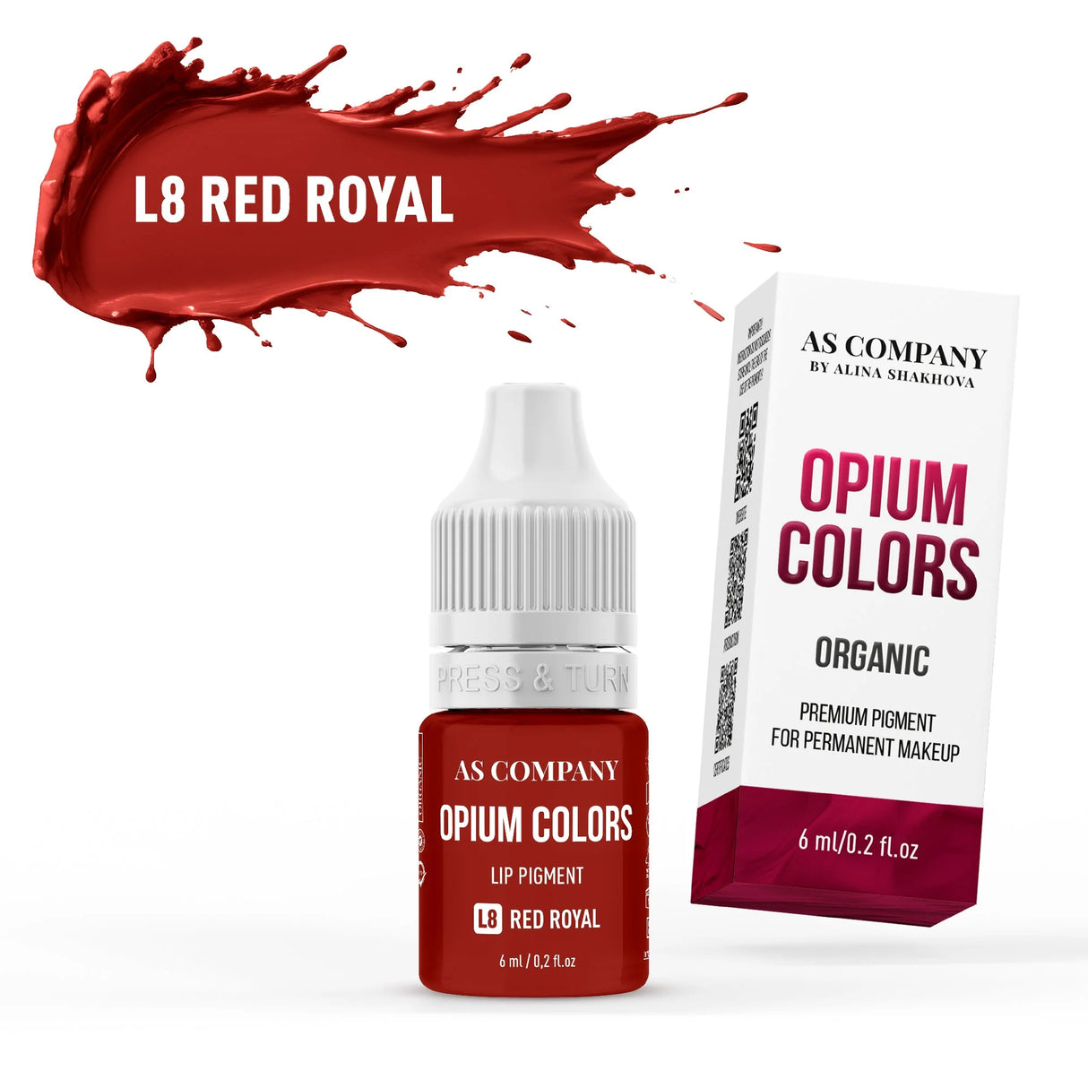 AS COMPANY L8-Red Royal (OPIUM COLORS) 6/15ml - BVShop