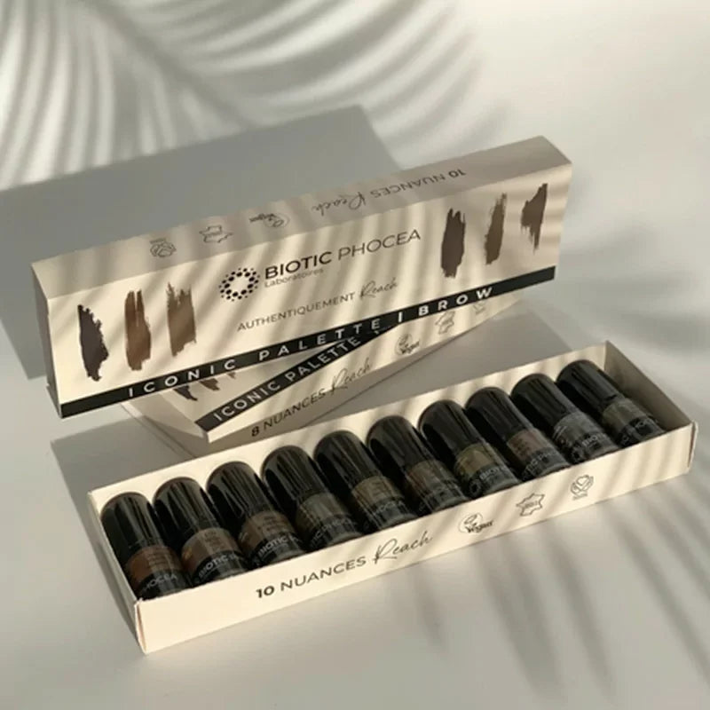 Biotic Phocea Airless Line ICONIC Brow Palette 10x5ml - BVShop