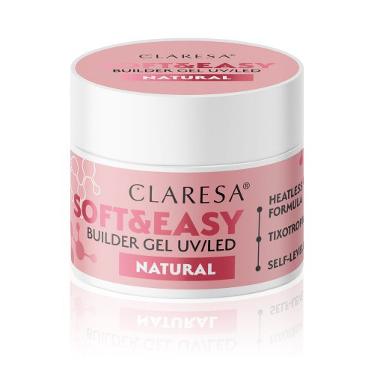 Claresa builder gel Soft & Easy gel natural 12g - BVShop