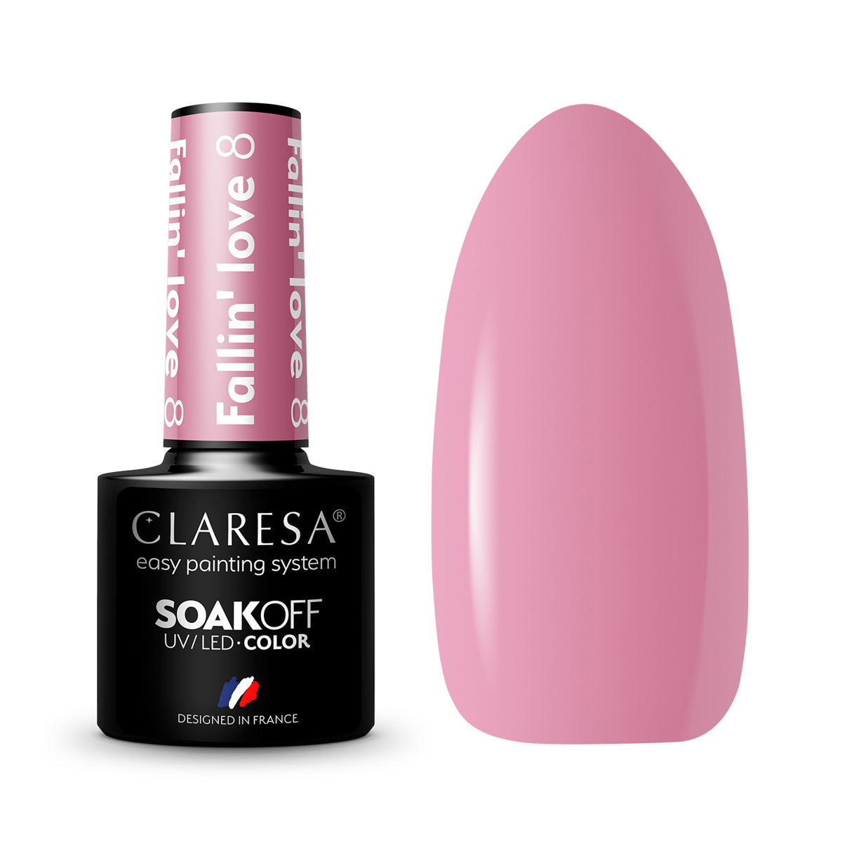 CLARESA Hybrid nail polish FALLIN "LOVE 8 -5g - BVShop