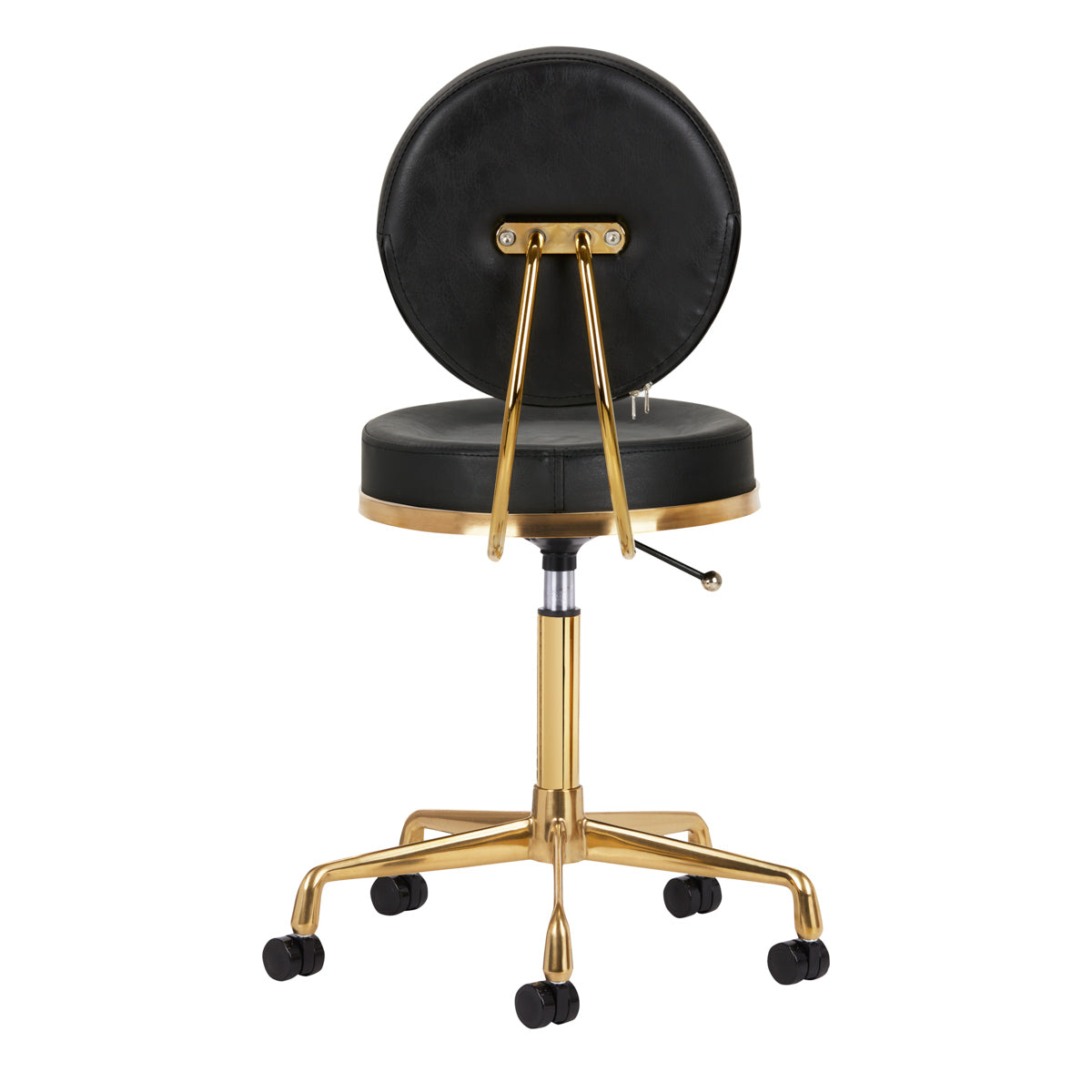 COSMETIC STOOL H5 GOLD BLACK - BVShop