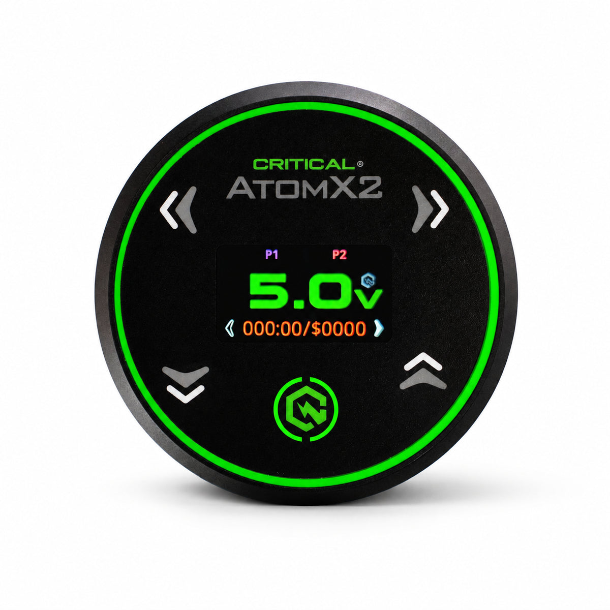 Critical Tattoo Atom X2 Toiteplokk Must — eestvaade