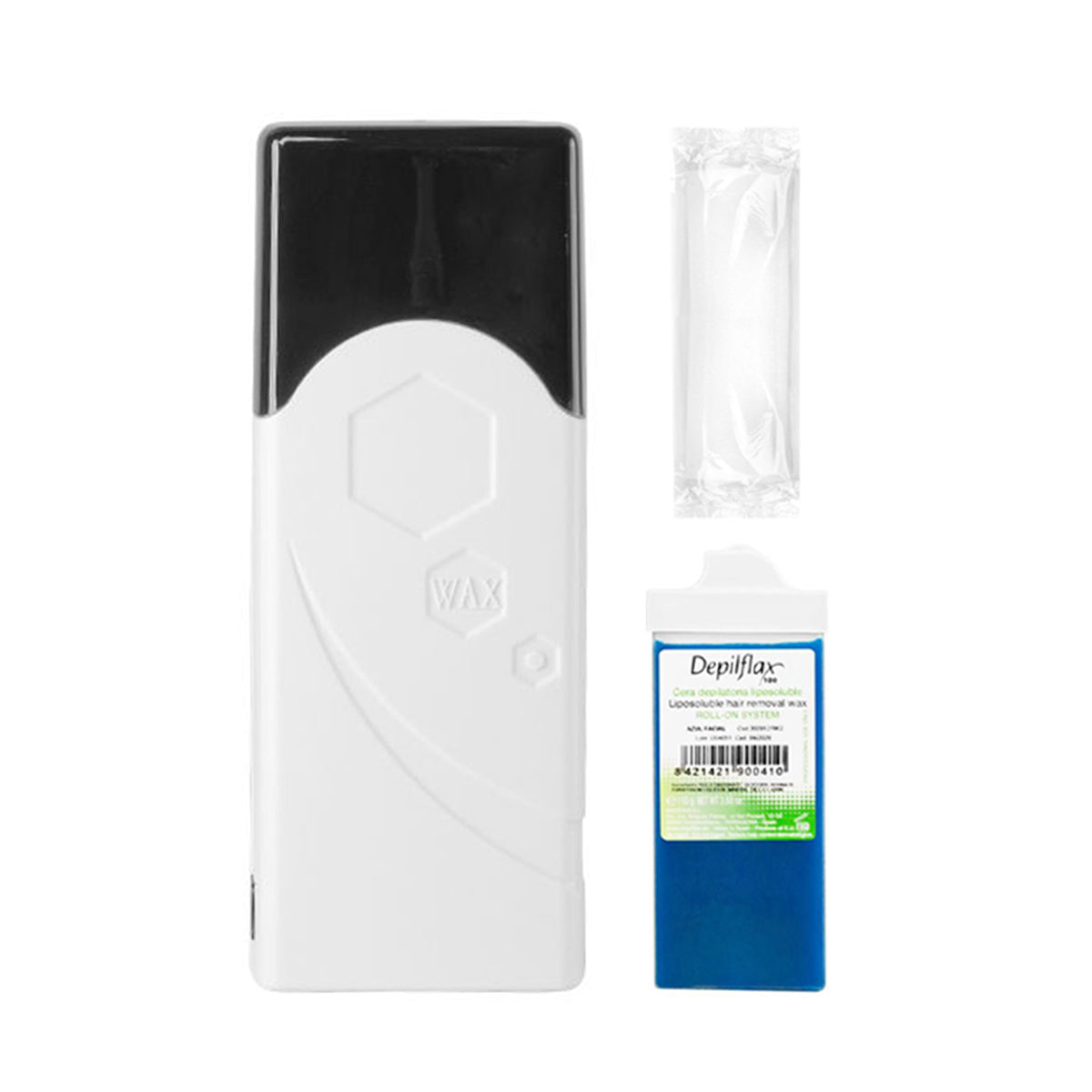 Depilation kit iWax single roll F-0 40W white + roll + strips - BVShop