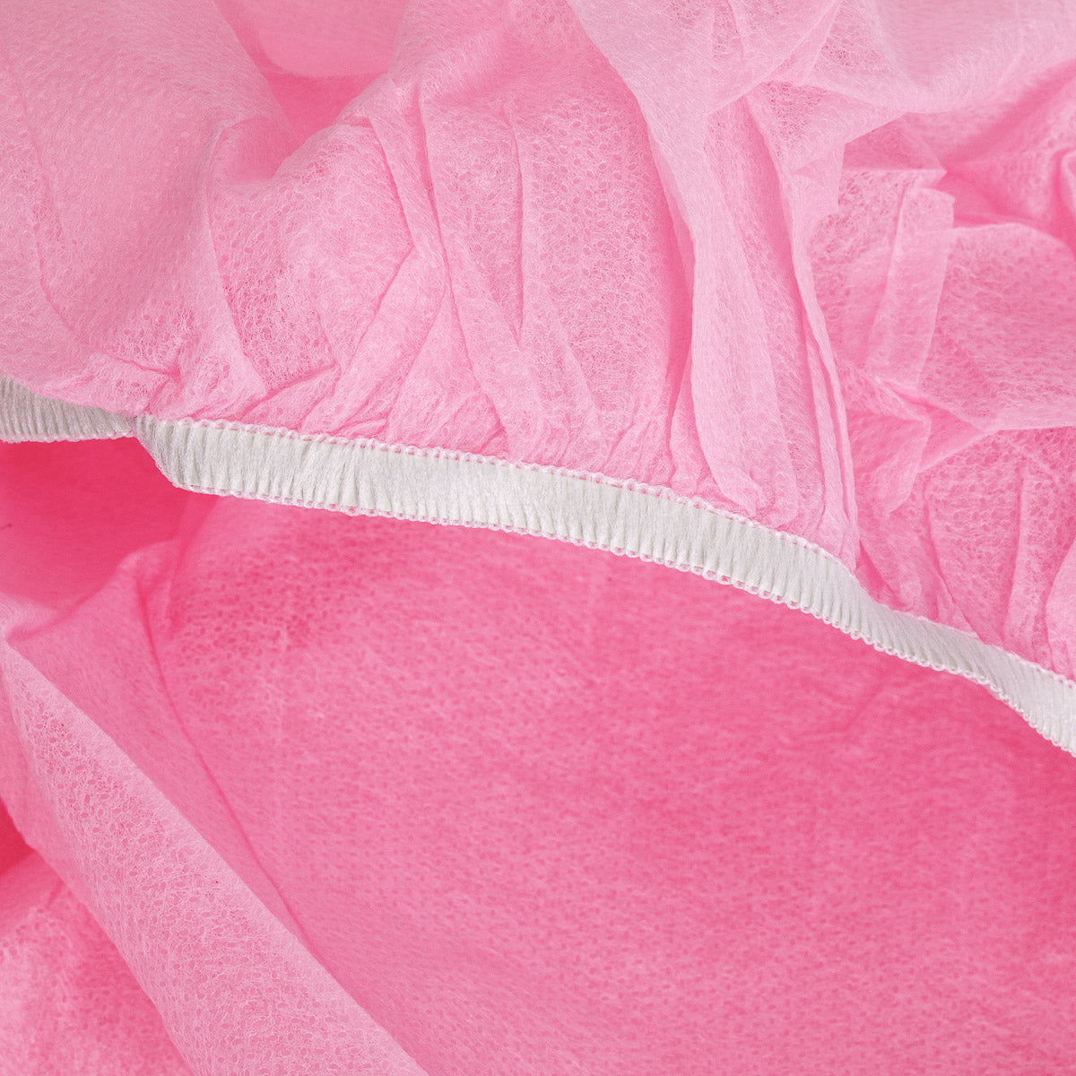 Disposable chair cover with elastic band, 10 pcs. pink - BVShop