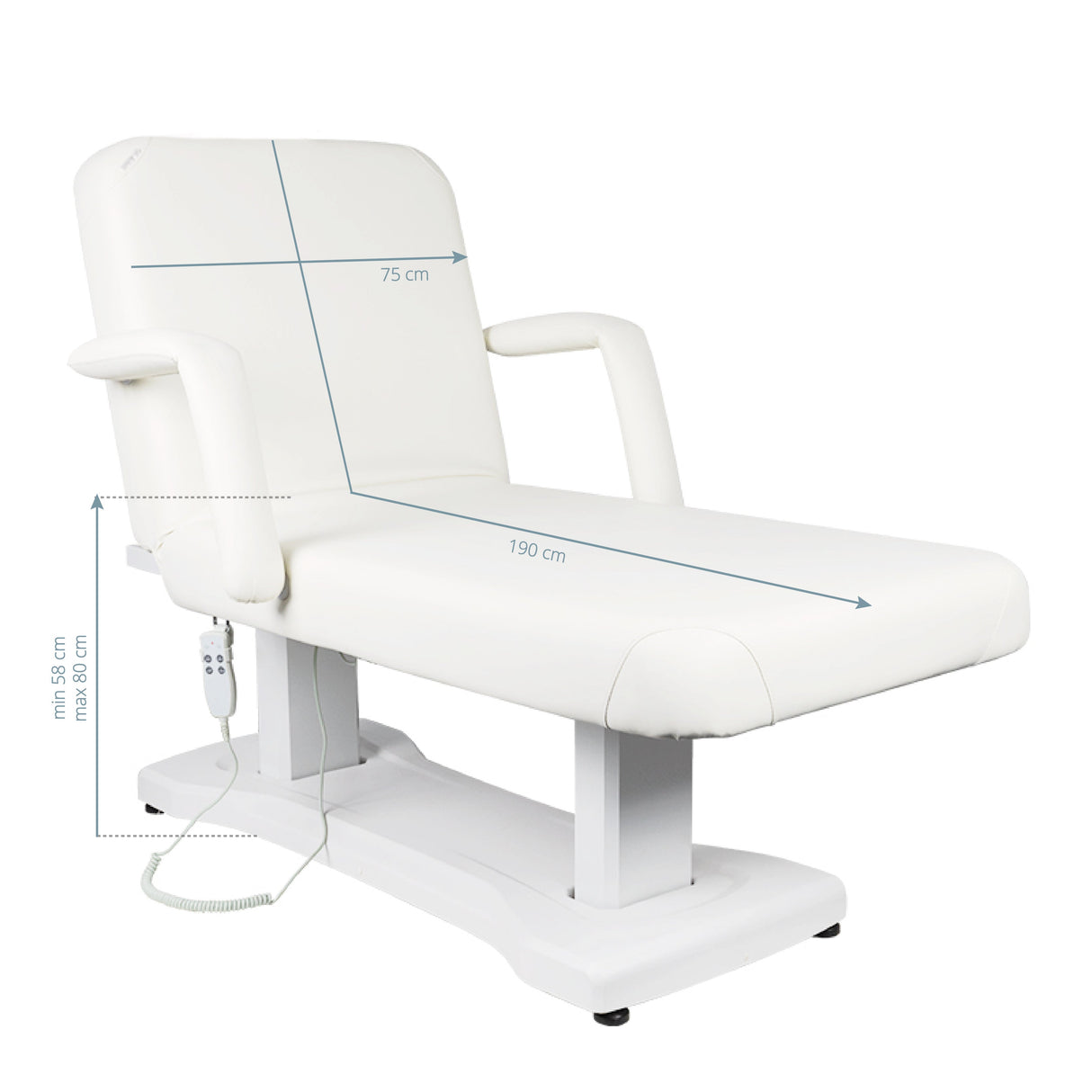 Electric bed massage azzurro 819a 3 strong White - BVShop