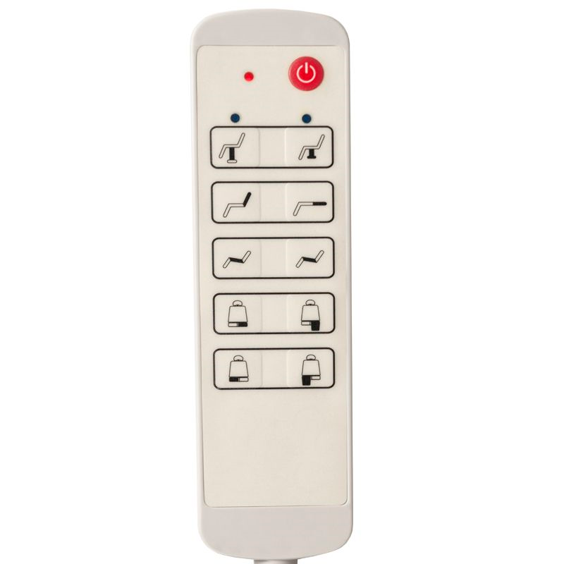 Electric cosmetic chair azzurro 869as pedi 5 motor rotary white - BVShop