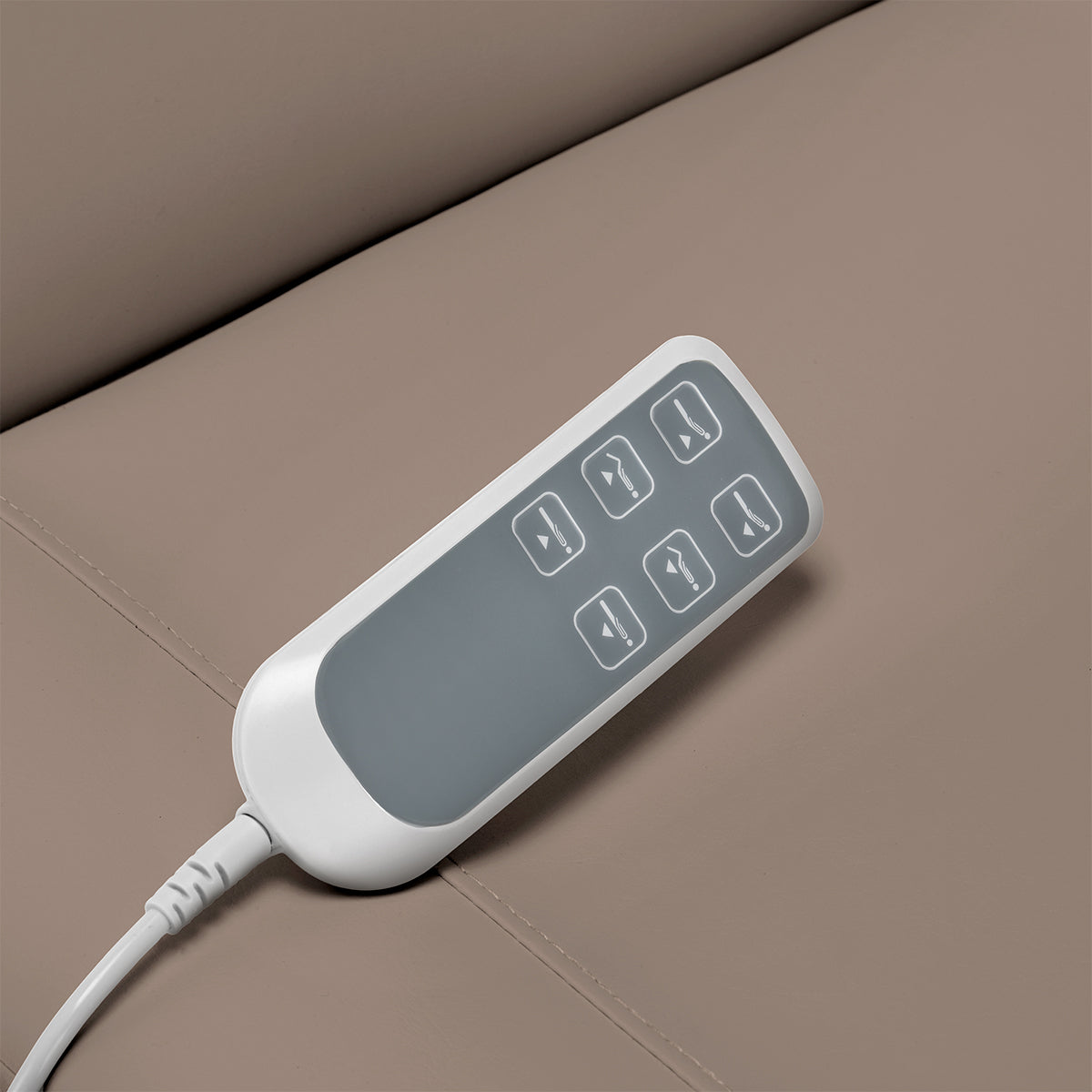 Electric cosmetic chair SILLON CLASSIC 3 motors modern brown - BVShop