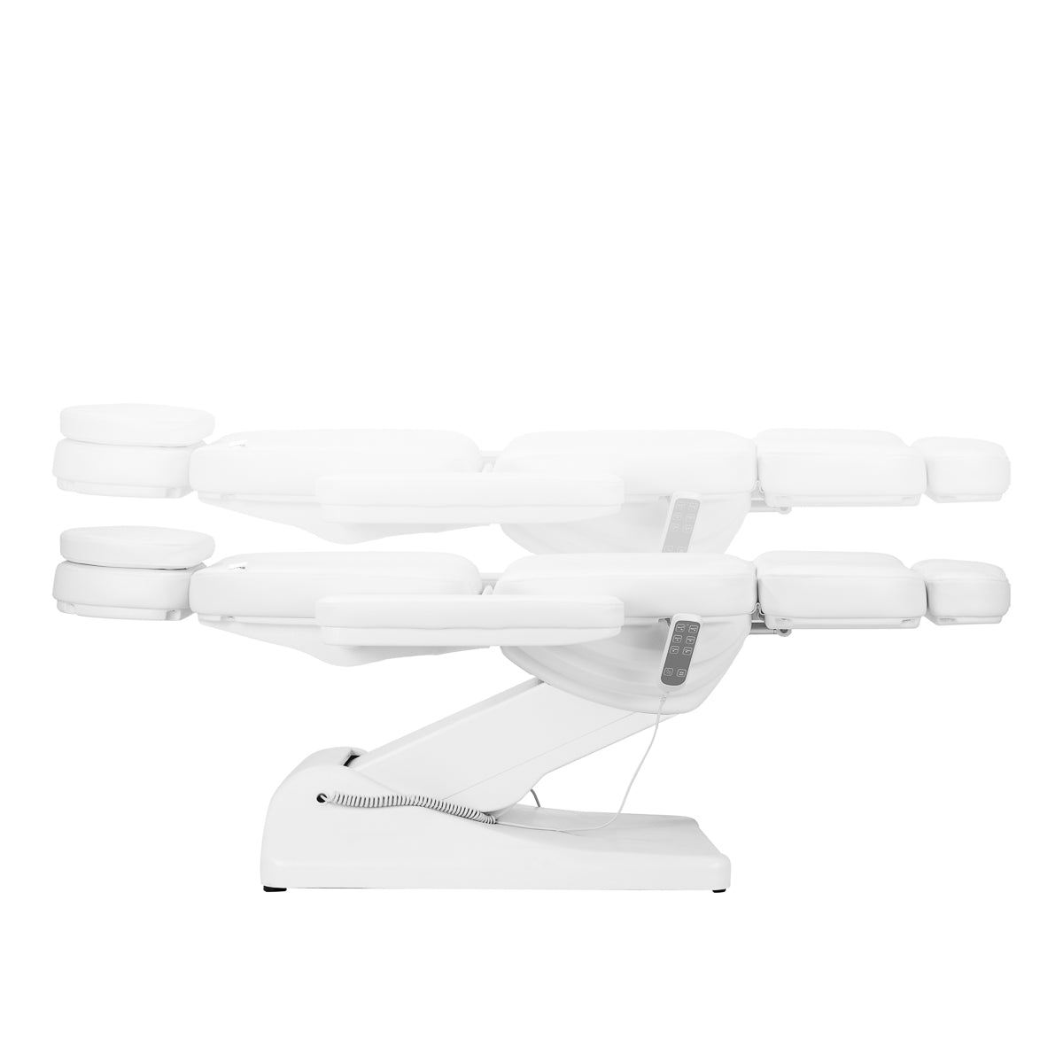 Electric cosmetic chair SILLON Luxury 3 motors white - BVShop