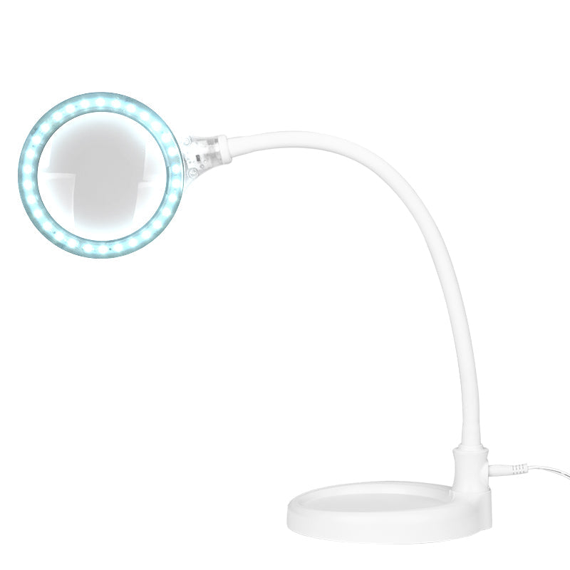 Elegant 2014-2r 30 led magnifier lamp smd 5d with a stand and a clip on the desk - BVShop