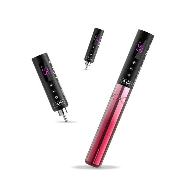 EZ Lola Air Wireless Tattoo And PMU Pen Black Power - Pink Gradient - BVShop