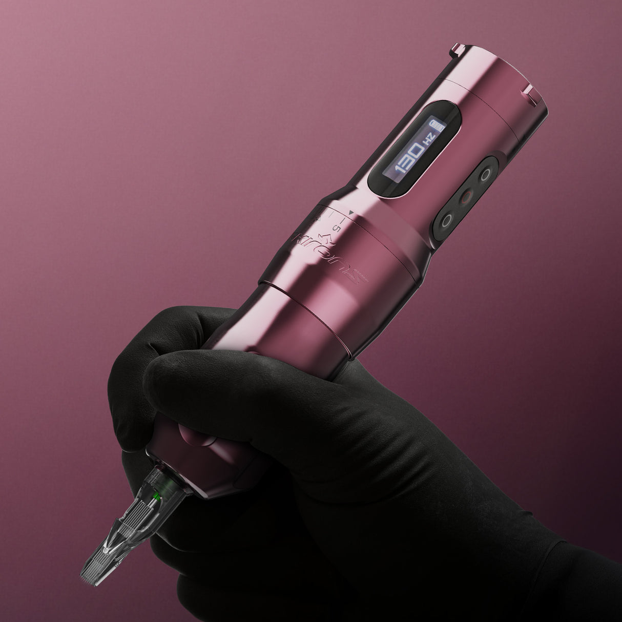 FK Irons One Adjust tätoveerimismasin reguleeritava löögipikkusega Pop Pink