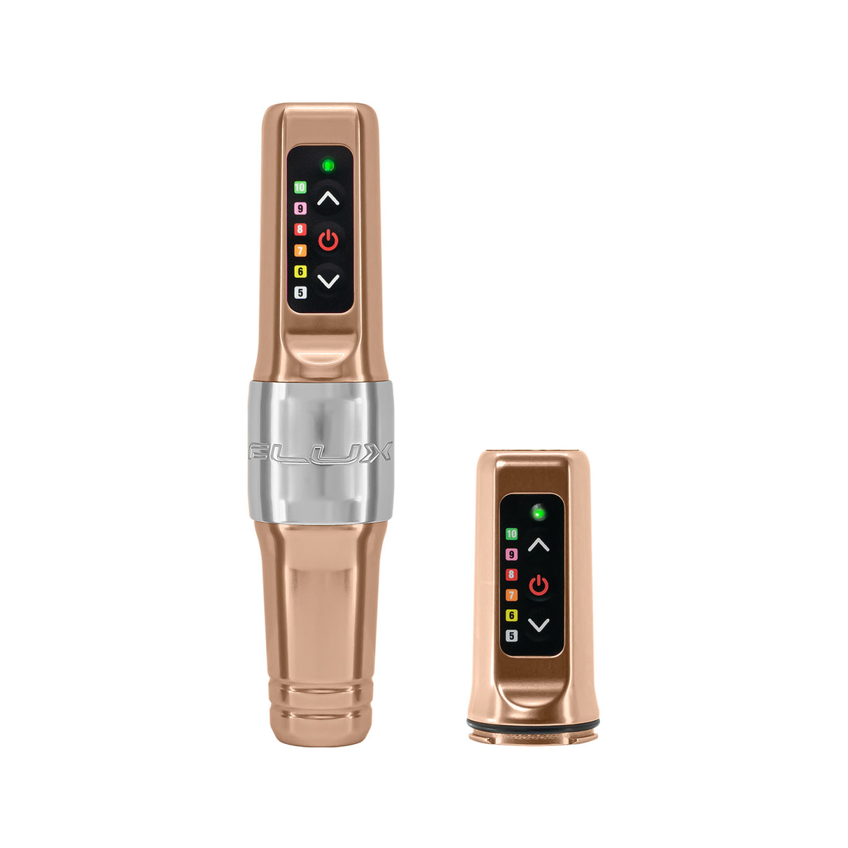 Microbeau Flux Mini šampanjakuld PowerBolt Mini tätoveeringu ja PMU masinaga