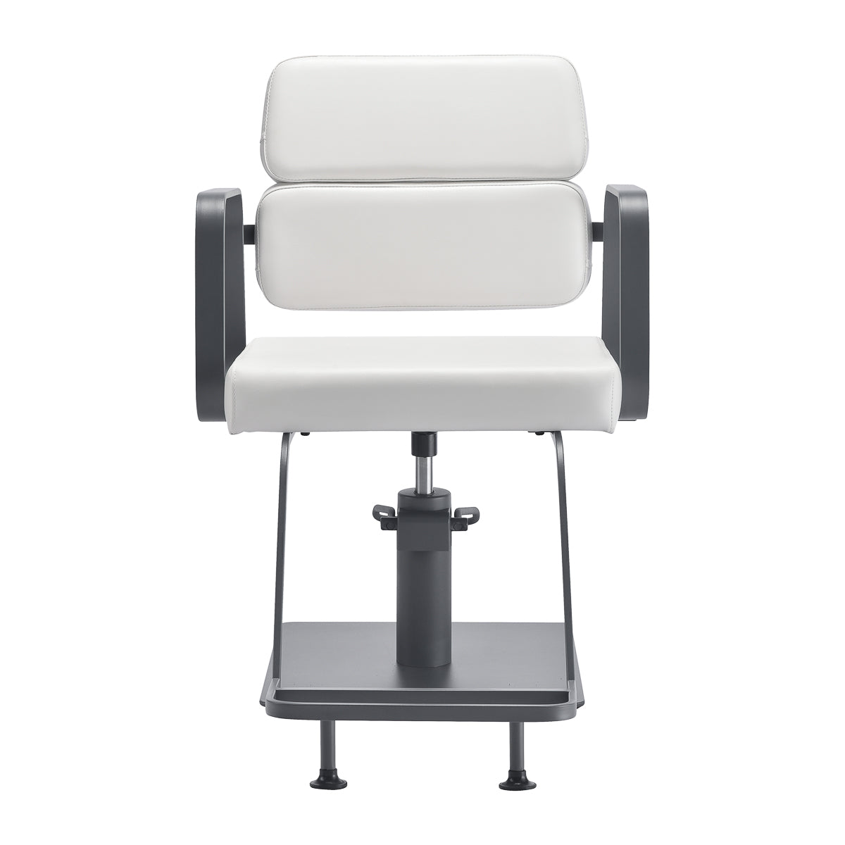 Gabbiano hairdressing chair Porto gray white - BVShop