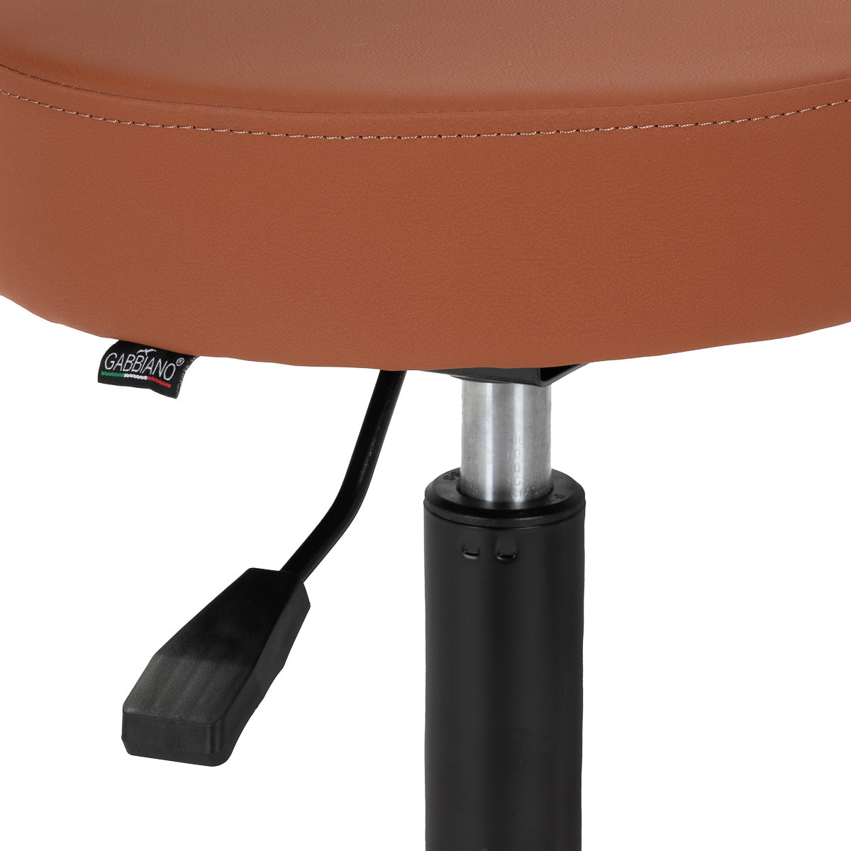 Gabbiano hairdressing stool D026 brown - BVShop