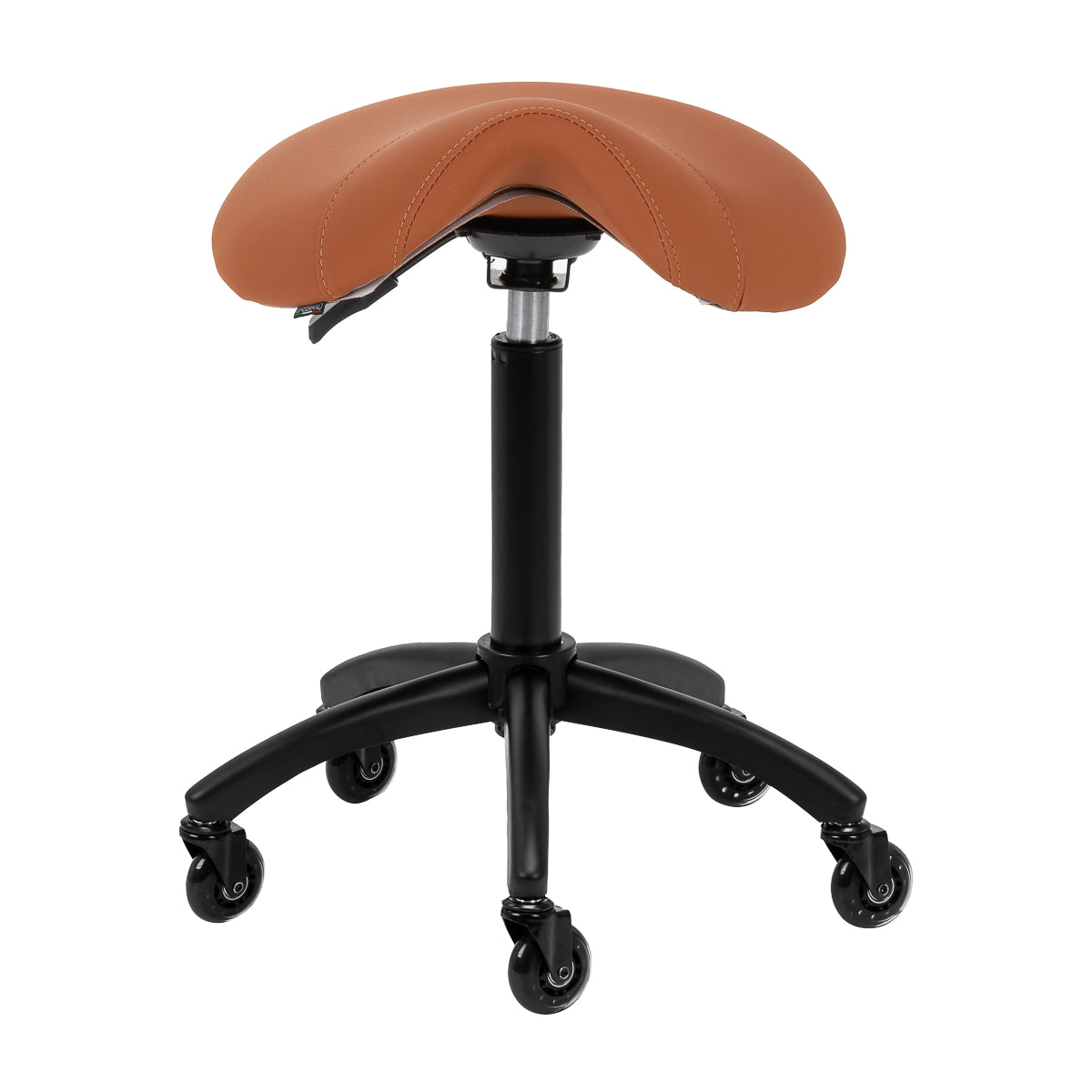 Gabbiano hairdressing stool D032 brown - BVShop