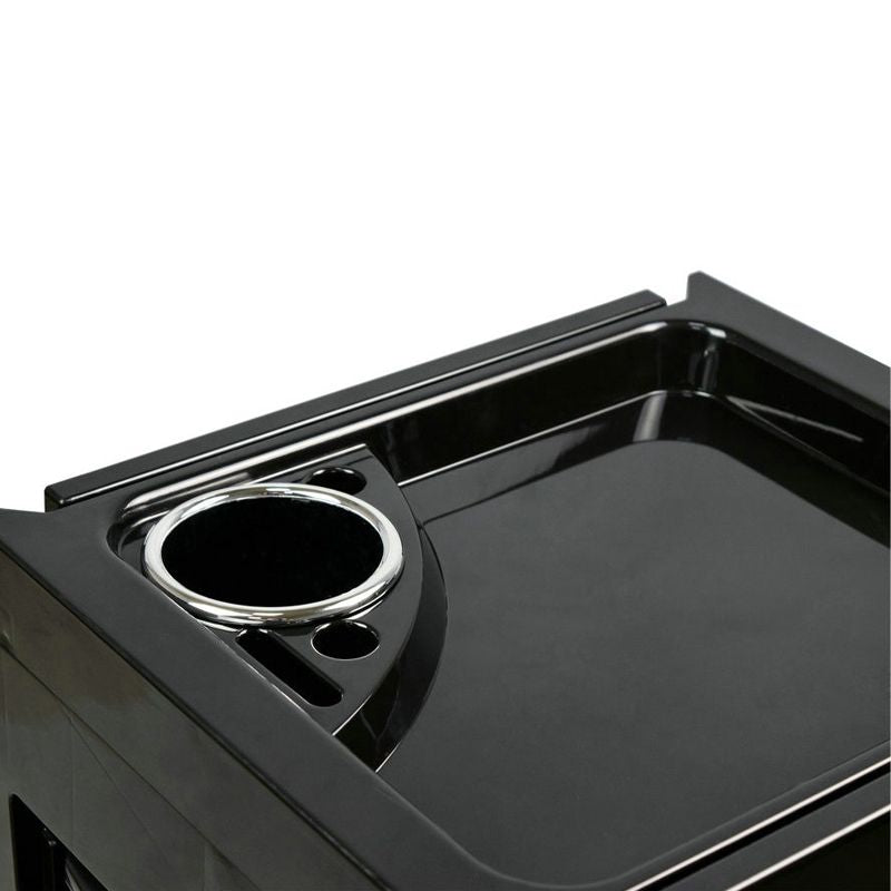 Gabbiano hairdressing trolley 048A black - BVShop