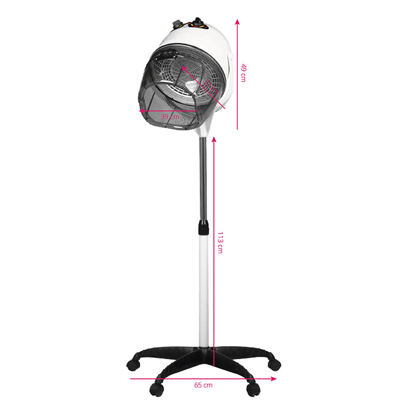 Gabbiano standing dryer 1600 one speed white - BVShop