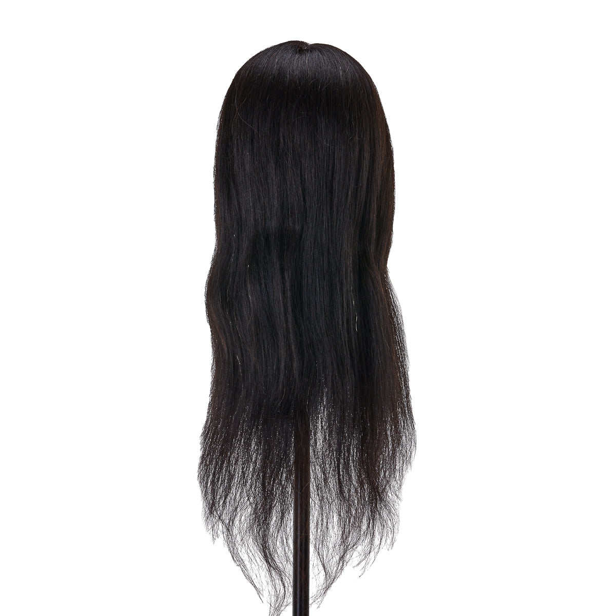 Gabbiano WZ1 hairdressing training head, natural hair, color 1#, length 20" - BVShop
