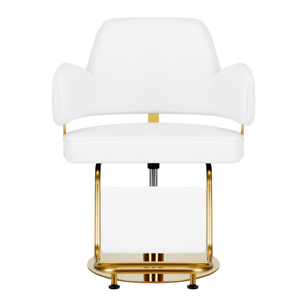 Hairdressing chair Gabbiano Linz NQ Gold White - BVShop