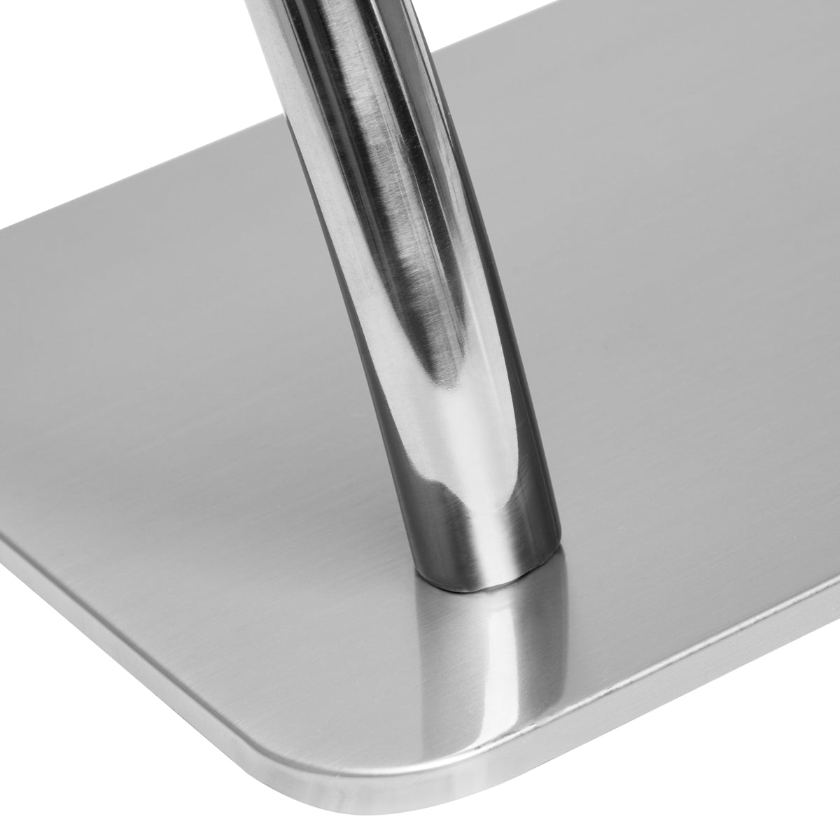 Hairdressing footstool L005S silver - BVShop