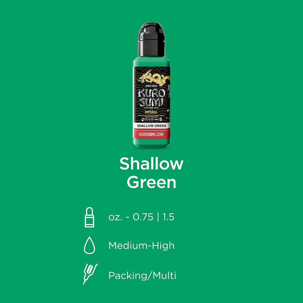 Kuro Sumi Imperial Tattoo Ink Shallow Green - BVShop
