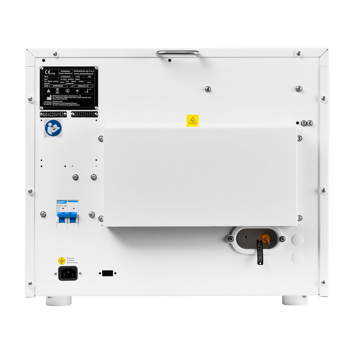 Lafomed autoclave premium line lfss18aa lcd with 18l class b medical printer - BVShop