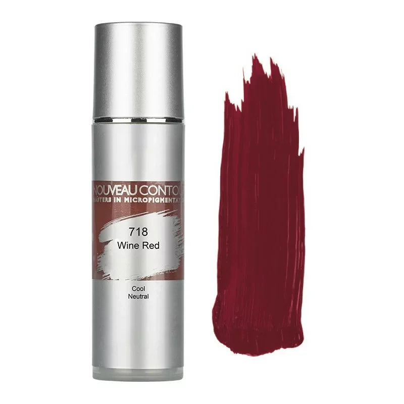 Nouveau Contour Organic Line Lip Pigment 718-Wine Red 10ml - BVShop