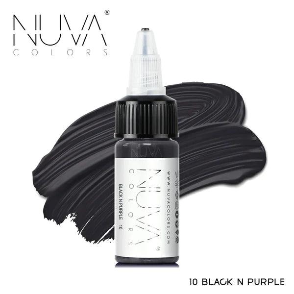 Nuva Colors Eyeliner Pigments 10 BLACK N PURPLE 15ml - BVShop