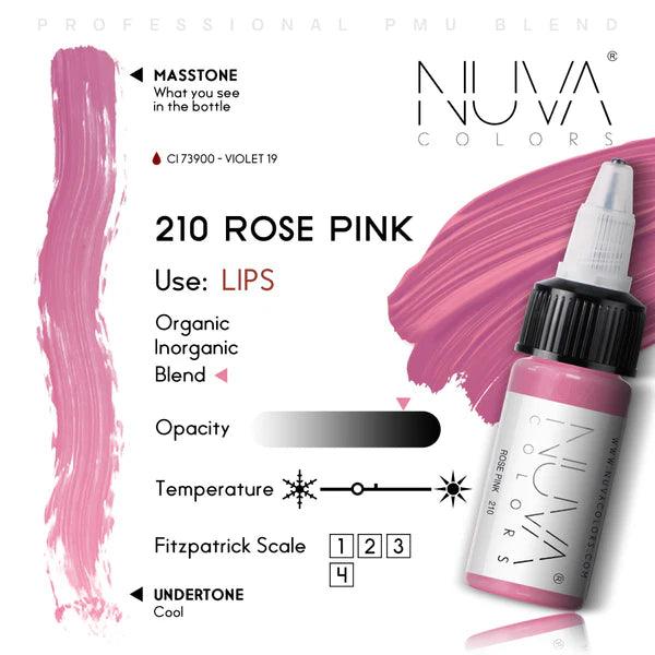 Nuva Colors Lip Pigments 210 ROSE PINK 15ml - BVShop