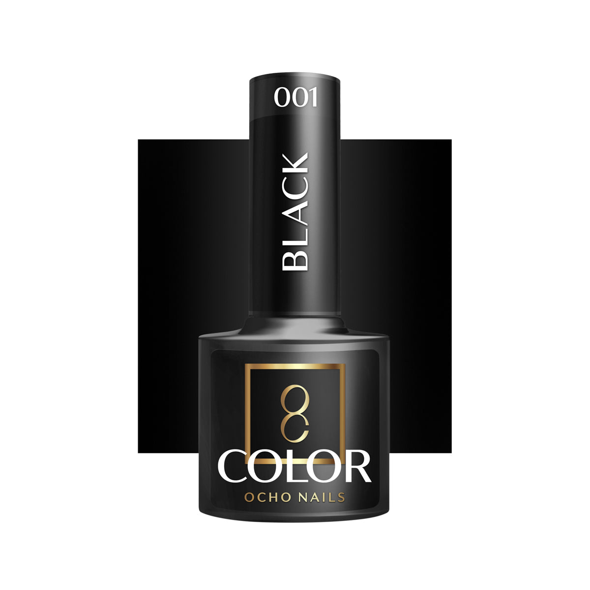 OCHO NAILS Hybrid nail polish black 002 -5 g - BVShop