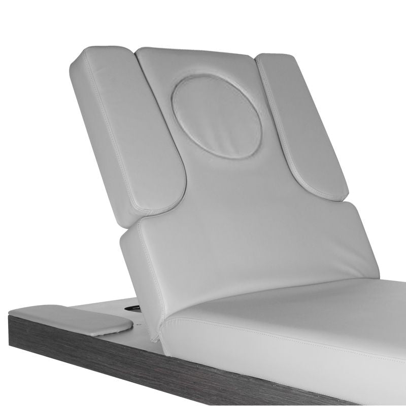 Spa cosmetic bed azzurro wood 815b heated light gray - BVShop