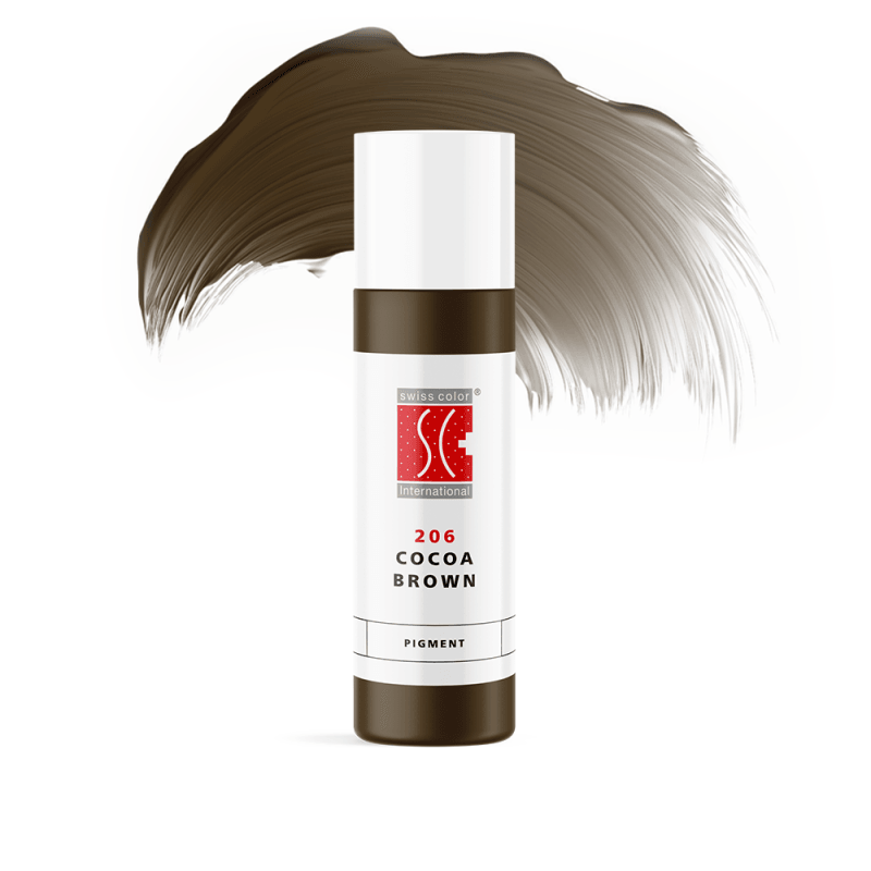 Swiss Color 206 Cocoa Brown Eyebrow Pigment - BVShop